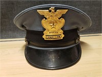 Nation Wide Security Pin on vintage Hat