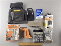 Tool Pouches, Lug Nuts, Clamps, Chainsaw Chain +