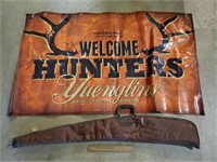 Soft Gun Case & Hunters Beer Banner