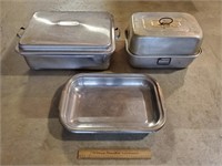 SS Pans & Aluminum Roaster Pan