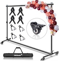 Heavy Duty 10*7ft Backdrop Stand with Wheels
