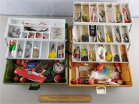 2ct Tackle Boxes w/ Fishing Lures