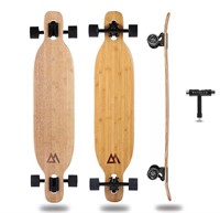 Bamboo Carbon Fiber Longboard Skateboard