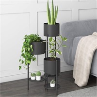 6-Tier Black Metal Plant Stand  Height 32.