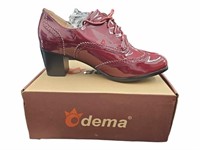 Odema Wine colored heels - Size 7.5