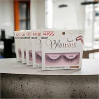 Lot of 5 Kiss Blowout Lashes By – Style Pompadour