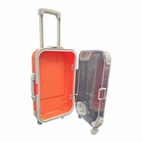 Mini orange suitcase