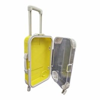 Mini yellow suitcase