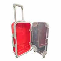 Mini red suitcase