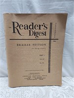 Readers Digest Braille Edition