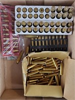 .223 Ammo 28 Rounds & Spent Shell Casings