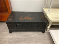 Oriental Style Coffee Table w Drawer