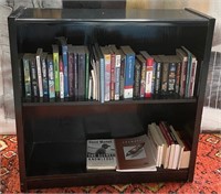 11 - 2-SHELF BOOKCASE W/ CONTENTS