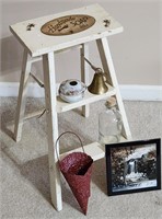 Step Ladder Store Display Brass Bell