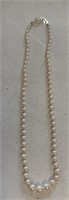 LADIES NECKLACE-BELIEVED TO BE PEARLS