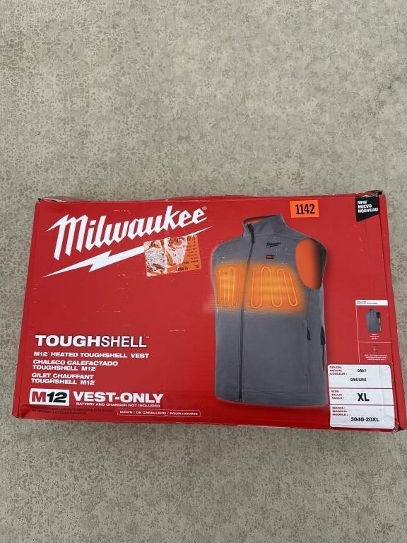 Milwaukee M12 Heated Tough Shell Vest Size XL