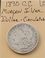 1890 Carson City Morgan Silver Dollar