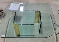 LARGE GLASS COFFEE TABLE