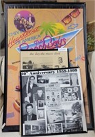 BEACH BOYS POSTER AND OTHER FRAMED MUSIC ARTIST