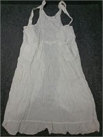 Antique handsewn apron dress front