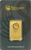 20g. Perth Mint .9999 Gold Bullion Bar