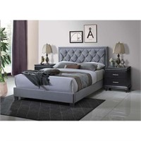 CM5092 Danzy King Upholstered Panel Bed