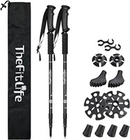 TheFitLife Nordic Walking Trekking Poles-2 Pack