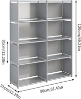 JIUYOTREE 5-Tiers Closet Storage Organizer with