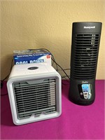 Cool Down Mini Air Cooler + Honeywell Mini Fan