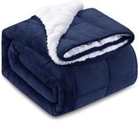HBlife Sherpa Fleece Weighted Blanket 15lbs -