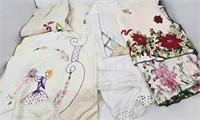 Vintage Embroidered Material