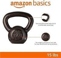 Amazon Basics Cast Iron Kettlebell