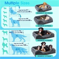 URPET Orthopedic Dog Bed Memory Foam Dog Beds for