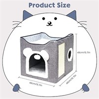 Large Cat Bed Foldable Cat Bed Cat Beds for