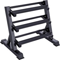 3-Tier Dumbbell Rack Stand Only, Weight Rack for m