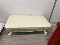 Large Off White/Cream Coffee Table
