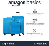 Amazon Basics 2 Piece Hardside Spinner Travel Lug