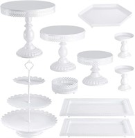 10-Set Cake Stands - Multiple Combination Styles