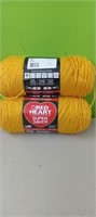 (2) Rolls of yarn....gold color