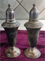 Empire Sterling Weighted Salt & Pepper Shakers