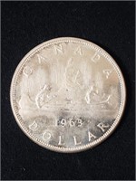 1963 CANADIAN SILVER DOLLAR