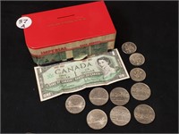 ASSORTMENT OF CANADIAN CURRENCY