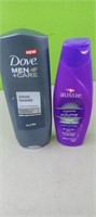Dove Body Wash & Aussie  shampoo