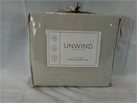 Unwind, Cooling Sheet Set, Piece Of 4