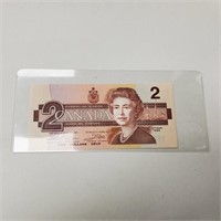Canadian $2.00 Bill, uncirculated