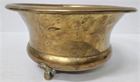 Morocco Brass Pedestal Planter Dish