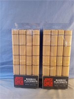 Joyce Chen bamboo placemats. New