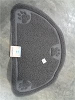 Bone Pet Mat Waterproof & Non-Slip, 23"x14" Gray