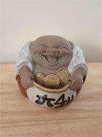 Buddha Pottery Figure