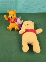 Baby pooh bear stuffed animal rattle 11",   pooh